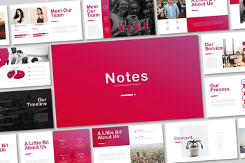 Notes Slide Presentation Template