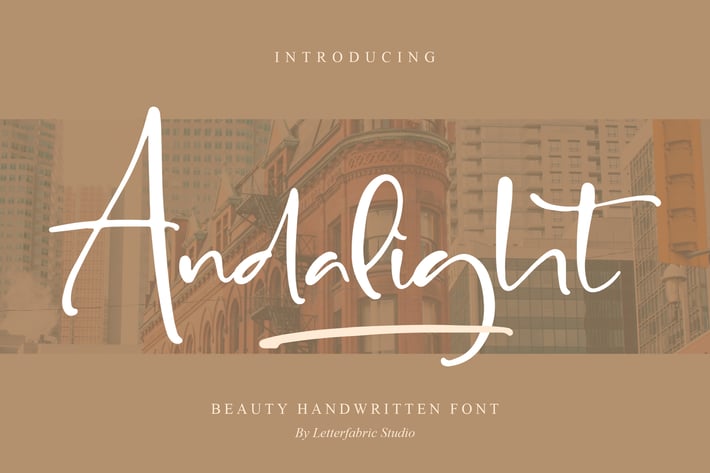 Andalight Handwritten Font