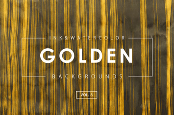 Golden Ink Backgrounds 8