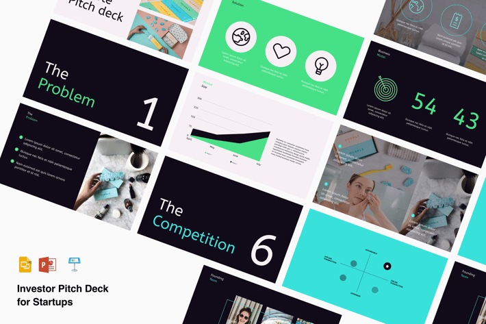 Startup pitch deck presentation 