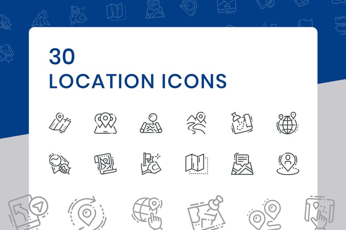 30 Location Icons