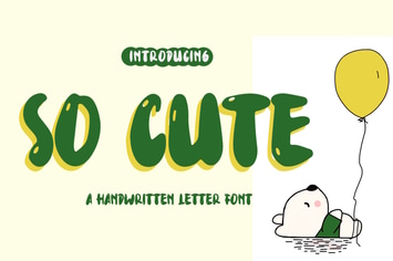 So Cute Handwritten