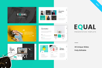Equal - Minimal Keynote Template