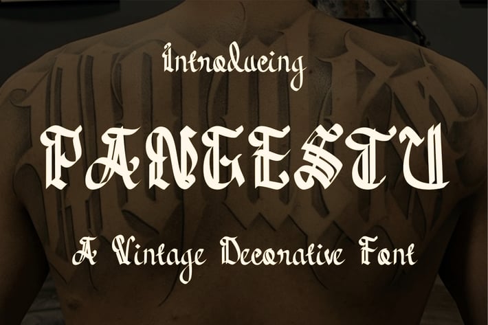 Pangestu Vintage Font