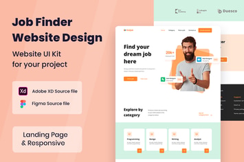 Job Finder - Website UI Kit