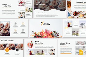 Yummy - Google Slides Template