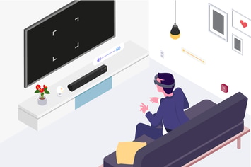 Smart Things with VR AR Isometric Illustration