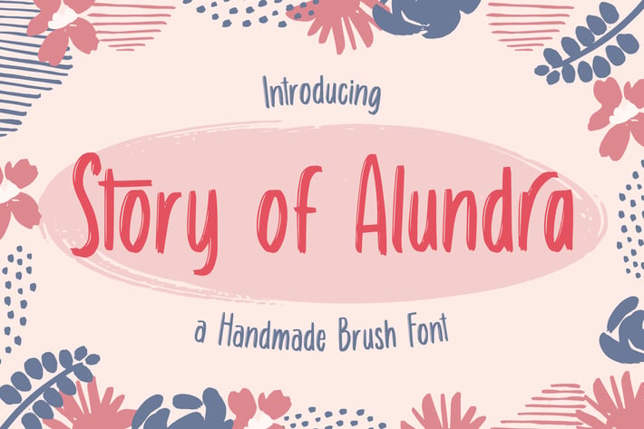 Story of Alundra – Cute Brush Font
