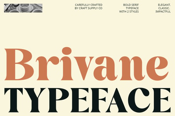 Brivane – Bold Font