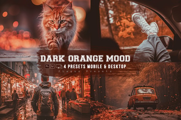 Orange Dark Mood Lightroom Presets Mobile And PC