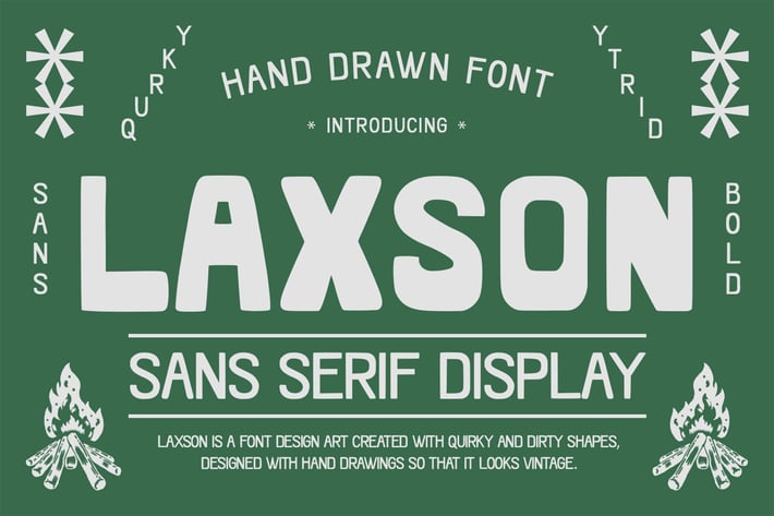 Laxson - Display Font