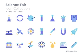 Science Fair Color Icon
