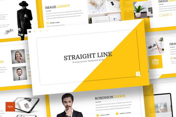Straight Line - Creative Powerpoint Template