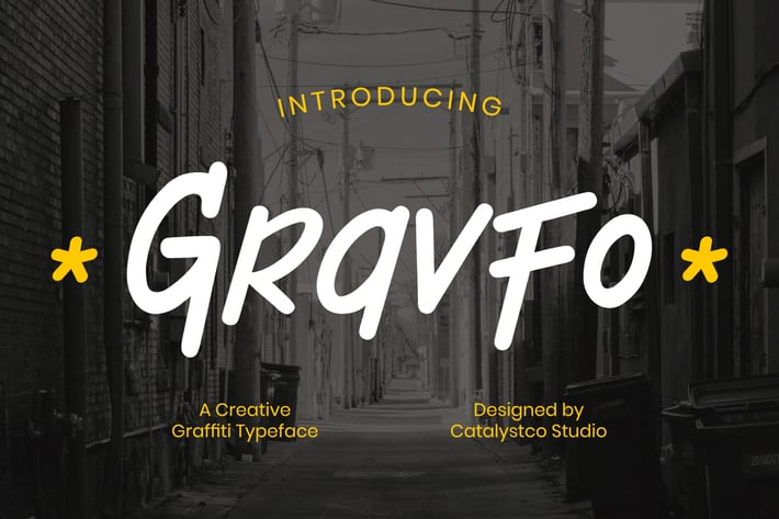 Grafvo Creative Graffiti Font