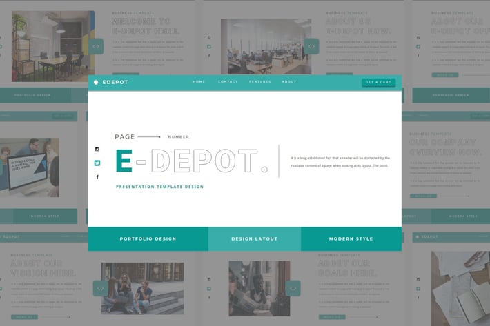 EDEPOT Powerpoint Template