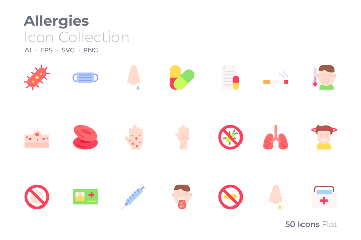 Allergies Color Icon