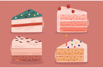 Delicious Cake Illustration