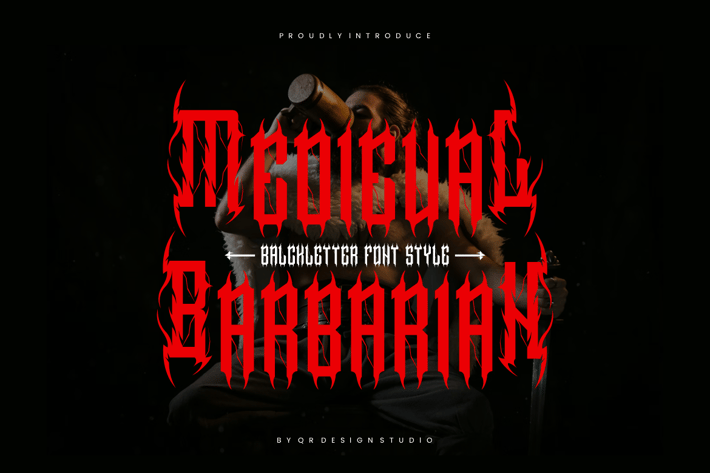 Medieval Barbarian - Gothic & Blackletter Font