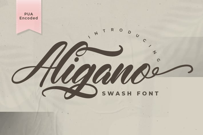 Aligano - Swash Font
