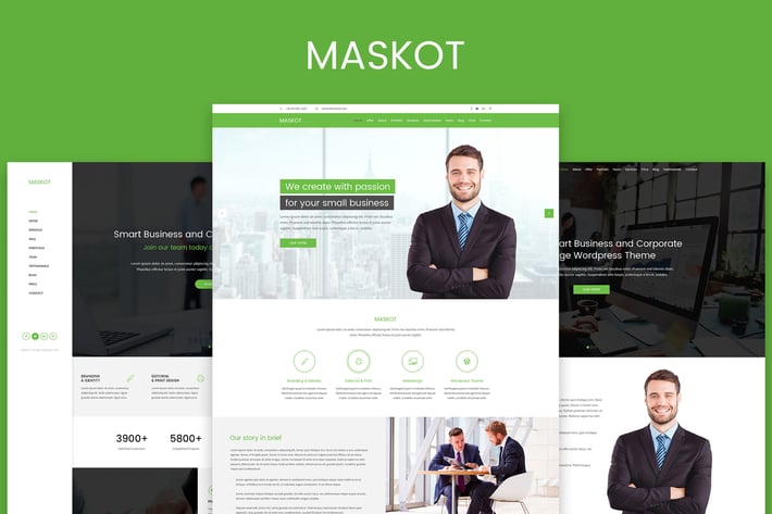 Maskot – Smart Business PSD Template