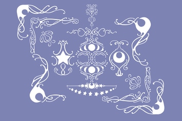 Moon Ornaments