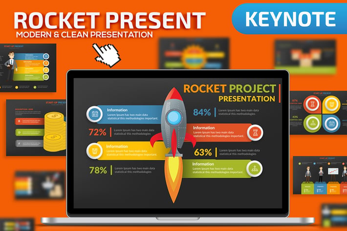 Rocket Keynote Presentation Template