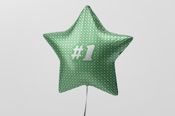 Star Balloon Mockup