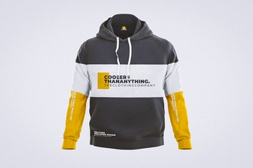  Heather Pullover Hoodie Mockup Template