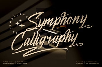 Symphony Calligraphy Font