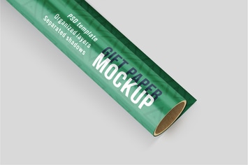 Gift Wrapping Paper Mockup