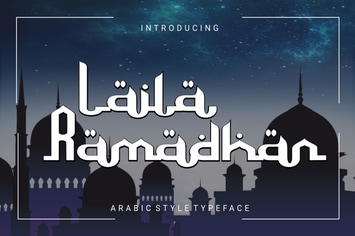 LailaRamadhan  - Arabic Style Typeface