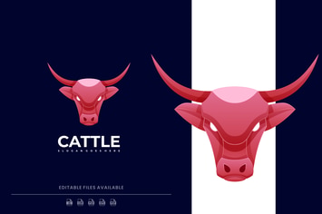 Cattle Gradient Logo