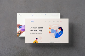 3D Screen Mockups