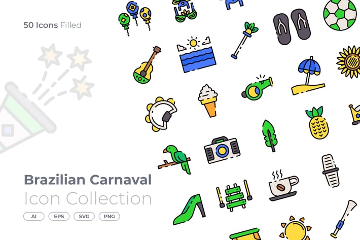 Brazilian Filled Icon