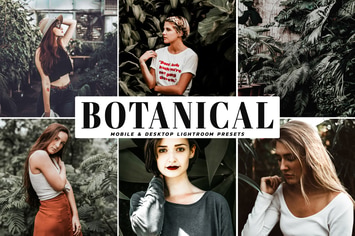 Botanical Mobile & Desktop Lightroom Presets
