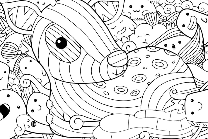 Muntiacus Doodle