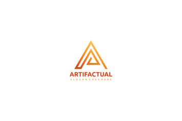 A Letter -Colorful Logo