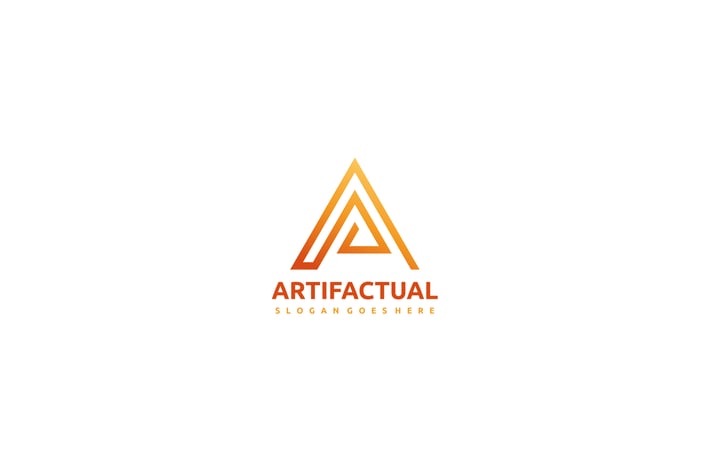 A Letter -Colorful Logo