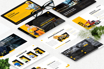 Amistad - Contruction Powerpoint Template
