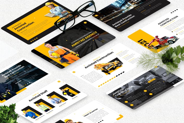 Amistad - Contruction Powerpoint Template