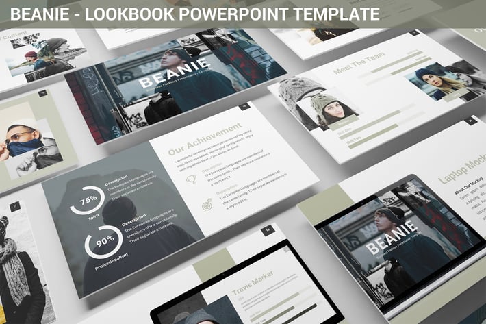 Beanie - Lookbook Powerpoint Template