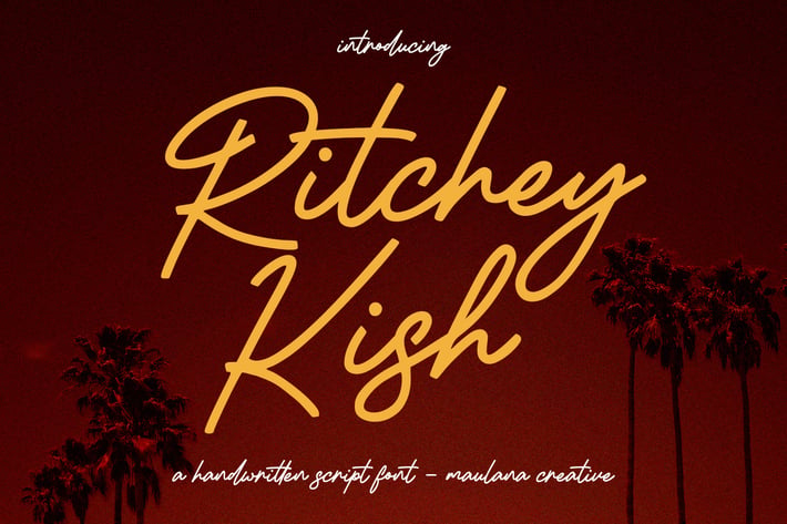 Ritchey Kish Script Font