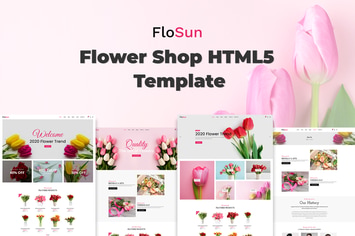 FloSun - Flower Shop HTML5 Template