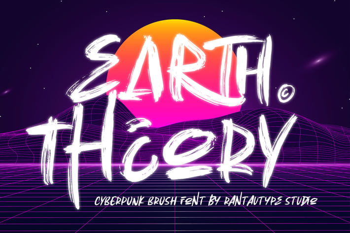 Earth Theory Street Brush Font