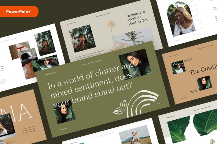 ELAINA - Stylish Fashion Powerpoint Template
