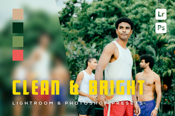 6 Clean & Bright Lightroom and Photoshop Presets