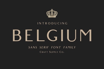 Belgium Font Family