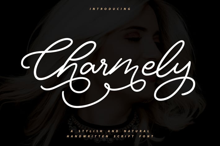 Charmelly | Handwritten Script Font