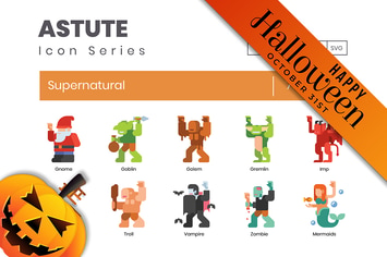 Halloween and Supernatural Icons