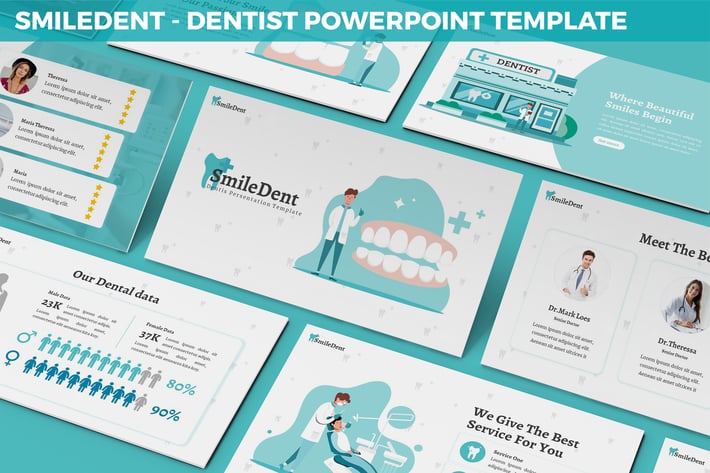 SmileDent - Dentist Powerpoint Template